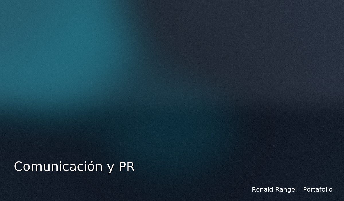 Comunicación y PR
